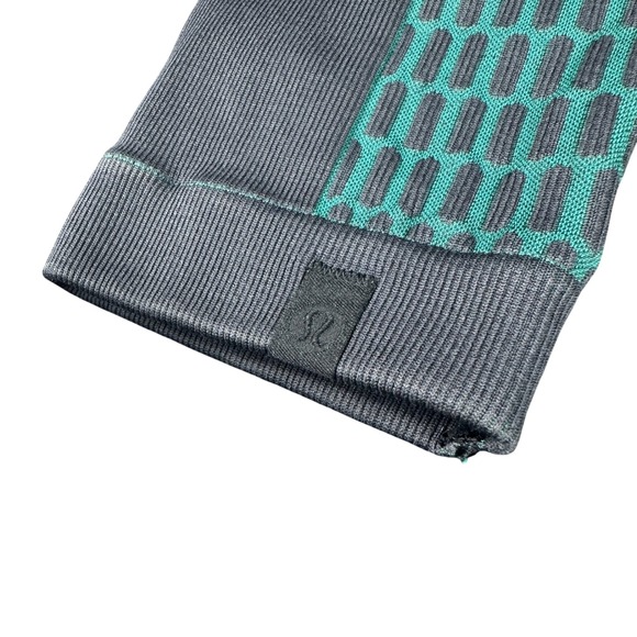 Lululemon Pants - Lululemon Ebb To Street Tight Gray Teal Forage Activewear Leggings Womens